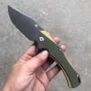 KANSEPT KNIVES Hellx green zsebkés - KT1008A2