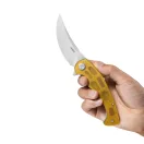 KUBEY Scimitar Liner Lock Beadblast zsebkés - KU173G
