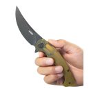 KUBEY Scimitar Blackwash Ultem zsebkés - KU173H