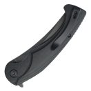 KUBEY Scimitar Blackwash Black G-10 zsebkés