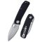 KUBEY Hyde Black G-10 zsebkés - KU2104A