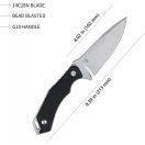 KUBEY Orthodox Black G-10 zsebkés - KU2108