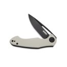 KUBEY Dugu Clip Point White G-10 Black Blade zsebkés - KU210G