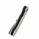 KUBEY Dugu Clip Point White G-10 Black Blade zsebkés - KU210G