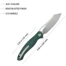 KUBEY Drake Liner Lock OD G-10 zsebkés - KU239K