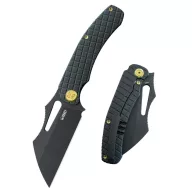 KUBEY Sylow Blackwashed Black Titanium zsebkés - KU260D