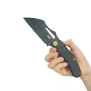 KUBEY Sylow Blackwashed Black Titanium zsebkés - KU260D