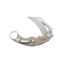 KUBEY Wrath Tan G-10 Beadblast karambit
