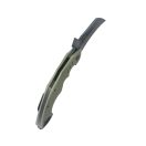 KUBEY Wrath Green G-10 Blackwash karambit
