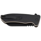 KUBEY Creon Black Tan G-10 Black Blade zsebkés - KU336F