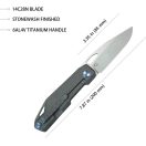 KUBEY Verijero Stonewashed Sanvik zsebkés