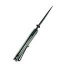 KUBEY Momentum Manganas Design Jade G-10 Black Blade zsebkés - KU344J