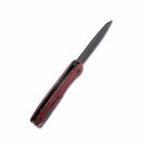 KUBEY Master Chief Red Black Damascus zsebkés - KU358A