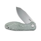 KUBEY Master Chief White Damascus G-10 zsebkés - KU358B