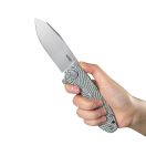 KUBEY Master Chief White Damascus G-10 zsebkés - KU358B