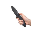 KUBEY Master Chief AllBlack G-10 zsebkés - KU358F