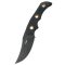 KUBEY Blade Hunter Clip Point Black G-10 Blackwash vadászkés