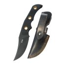 KUBEY Blade Hunter Clip Point Black G-10 Blackwash vadászkés