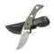 KUBEY Blade Hunter Clip Point Green Beadblast vadászkés - KU375C