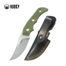 KUBEY Blade Hunter Clip Point Green Beadblast vadászkés - KU375C