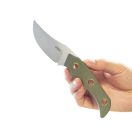 KUBEY Blade Hunter Clip Point Green Beadblast vadászkés - KU375C