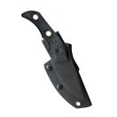 KUBEY Blade Hunter Drop Point Black Micarta Stonewash vadászkés - KU376A