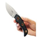 KUBEY Blade Hunter Drop Point Black Micarta Stonewash vadászkés - KU376A