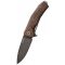 LIONSTEEL Kur Black Santos wood zsebkés - KUR_BST