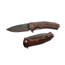 LIONSTEEL Kur Black Santos wood zsebkés