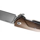 LIONSTEEL Kur Black Santos wood zsebkés
