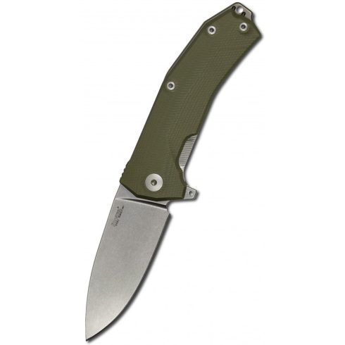 LIONSTEEL Kur Green Handle zsebkés - KUR_GR