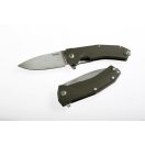 LIONSTEEL Kur Green Handle zsebkés - KUR_GR