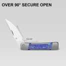 KIZER Little Grand M390 Titanium Damascus zsebkés