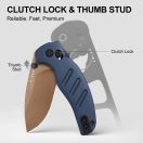 KIZER C01C 2.9 CD Elmax Blue Aluminium zsebkés