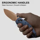 KIZER C01C 2.9 CD Elmax Blue Aluminium zsebkés - Ki3488-29CDA1