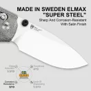 KIZER C01C 2.9 CD Elmax Norplex Ultrex Micarta zsebkés - Ki3488-29CDA2
