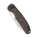 KIZER Azo Hic-Cup Button Lock Fatcarbon zsebkés - Ki3606A1
