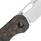KIZER Azo Hic-Cup Button Lock Fatcarbon zsebkés - Ki3606A1