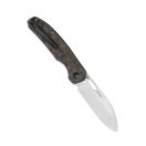 KIZER Azo Hic-Cup Button Lock Fatcarbon zsebkés - Ki3606A1