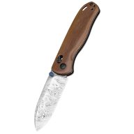 KIZER Drop Bear Clutch Lock Micarta Damasteel zsebkés - Ki3619L1