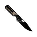 KIZER Militaw Titanium Fatcarbon S45VN zsebkés - Ki3634A3