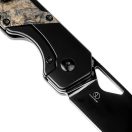 KIZER Militaw Titanium Fatcarbon S45VN zsebkés - Ki3634A3