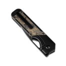 KIZER Militaw Titanium Fatcarbon S45VN zsebkés - Ki3634A3