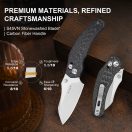 KIZER Mini Bulldog Carbon Fiber zsebkés