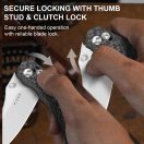 KIZER Mini Bulldog Carbon Fiber zsebkés