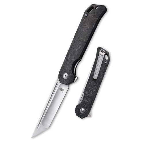 KIZER Azo Begleiter 2 Tanto Carbon Fiber zsebkés - Ki4458T3