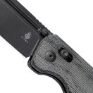 KIZER Escort Micarta Black Blade zsebkés - Ki4481C4
