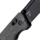 KIZER Escort Micarta Black Blade zsebkés - Ki4481C4