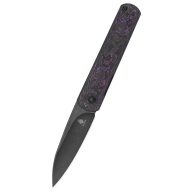 KIZER Feist XL Black Fatcarbon zsebkés - Ki4499A2