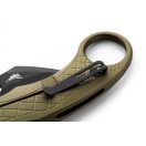 LIONSTEEL L.E. One Chemical Black and Green karambit 